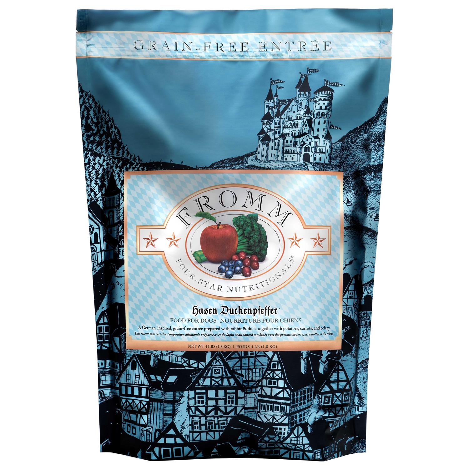 Fromm Four Star Hasen Duckenpfeffer Dog Food - Pet Supplies online store