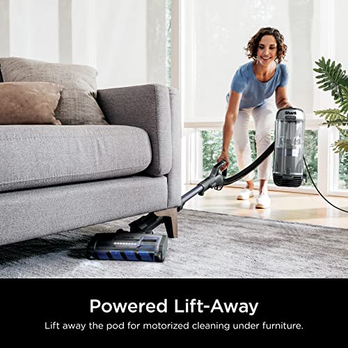 Shark Upright Vacuum, Stratos with DuoClean PowerFins, HairPro, Powered Lift-Away, Self-Cleaning Brushroll, & Odor Neutralizer Technology, Navy