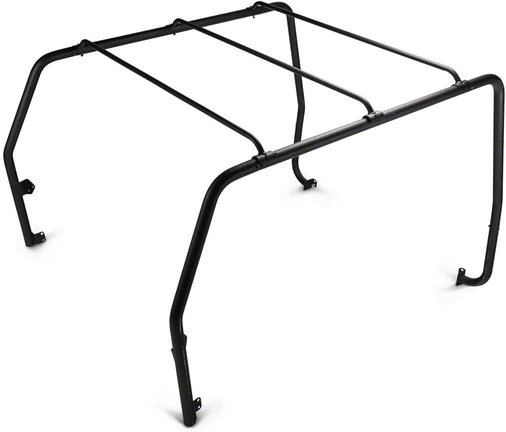 Barricade Roof Rack; Textured Black Compatible with 87-95 Jeep Wrangler YJ