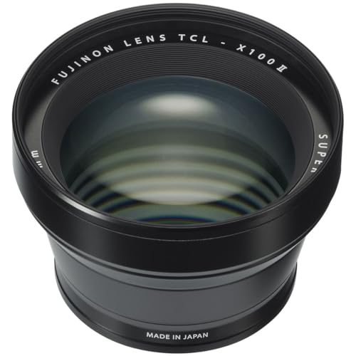 Fujifilm Fujinon Tele Conversion Lens for X100 Series Camera, Black (TCL-X100 B II)