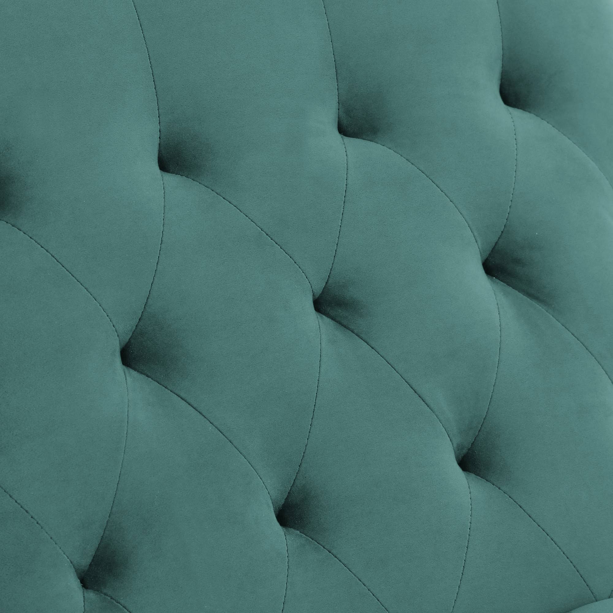 Cara Snuggler Chaise - Turquoise Blue - Handy Living