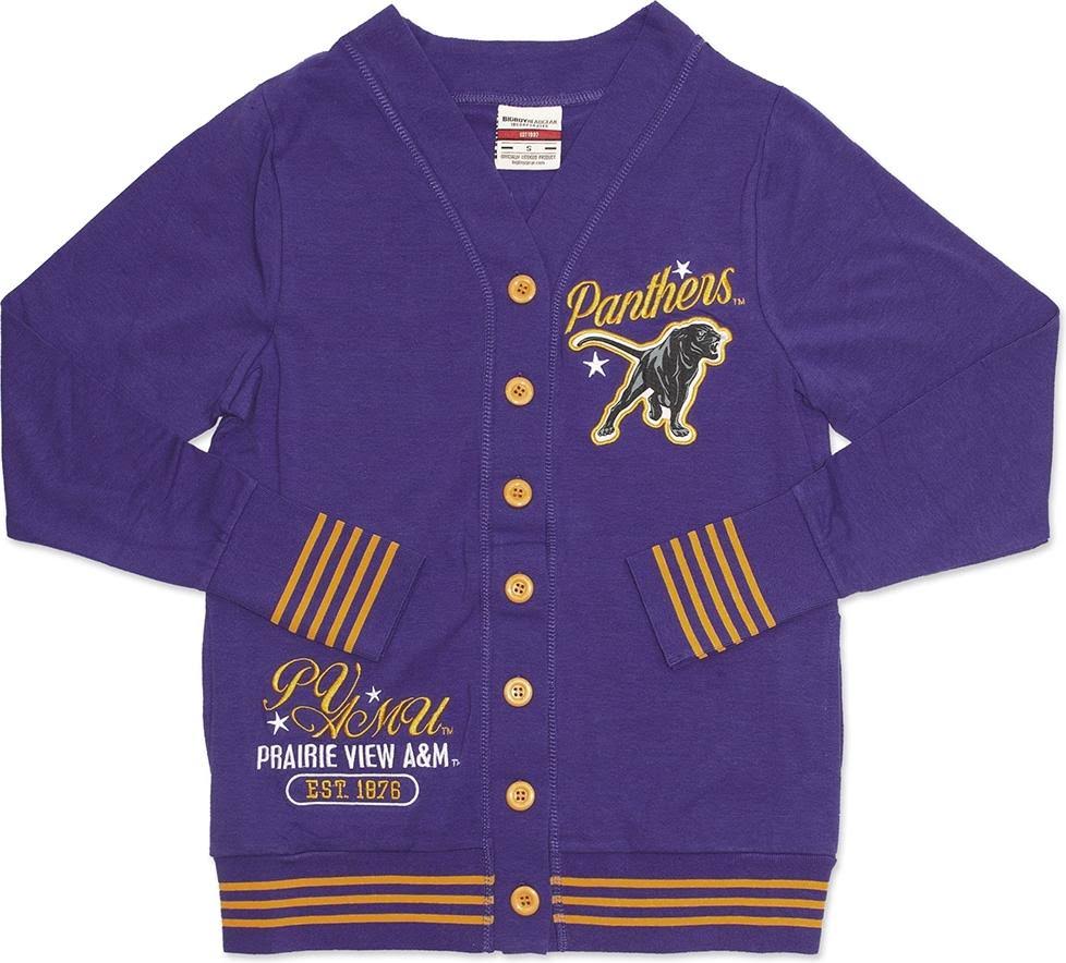 Prairie View Au0026M Panthers S4 Light Weight Ladies Cardigan [Purple - L]