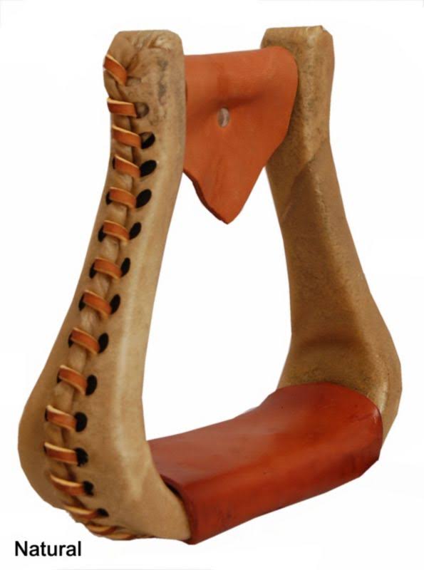 American Saddlery EX-Wide Visalia Stirrups Natural