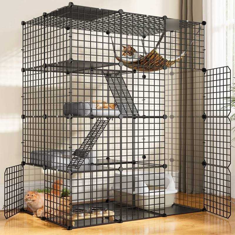 YITAHOME 4 Tier Cat Hammock Cat Enclosure - Pet Supplies online store