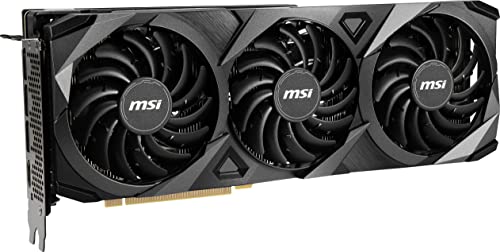 MSI Gaming GeForce RTX 3060 Ti LHR 8GB GDRR6 256-Bit HDMI/DP Torx Fan 3 Ampere Architecture Graphics Card (RTX 3060 Ti Ventus 3X 8G OC LHR)