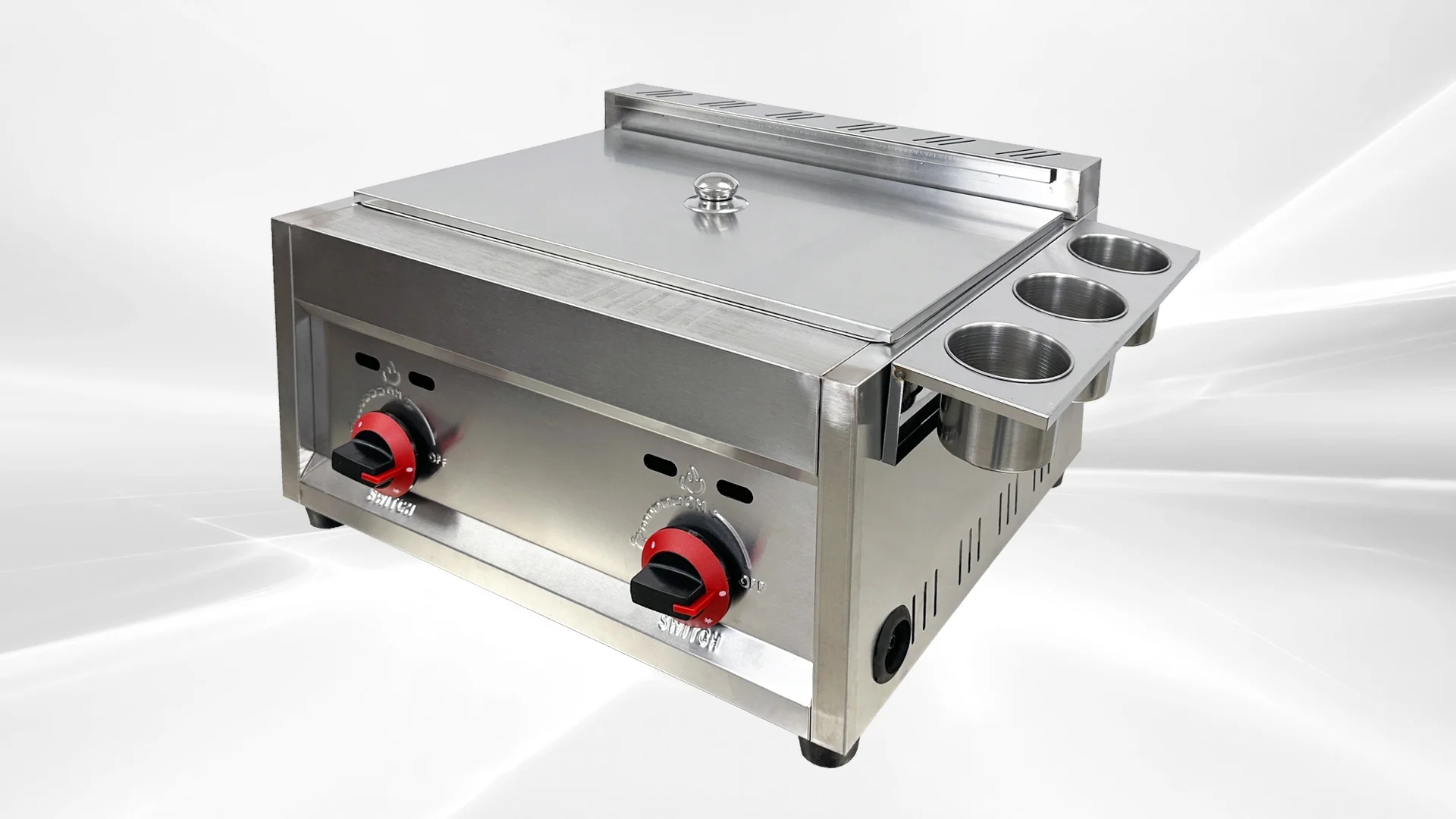 7 gallon Commercial Countertop one pan Deep Fryer 2 Basket Propane (LPG) with Metal Tube FY13