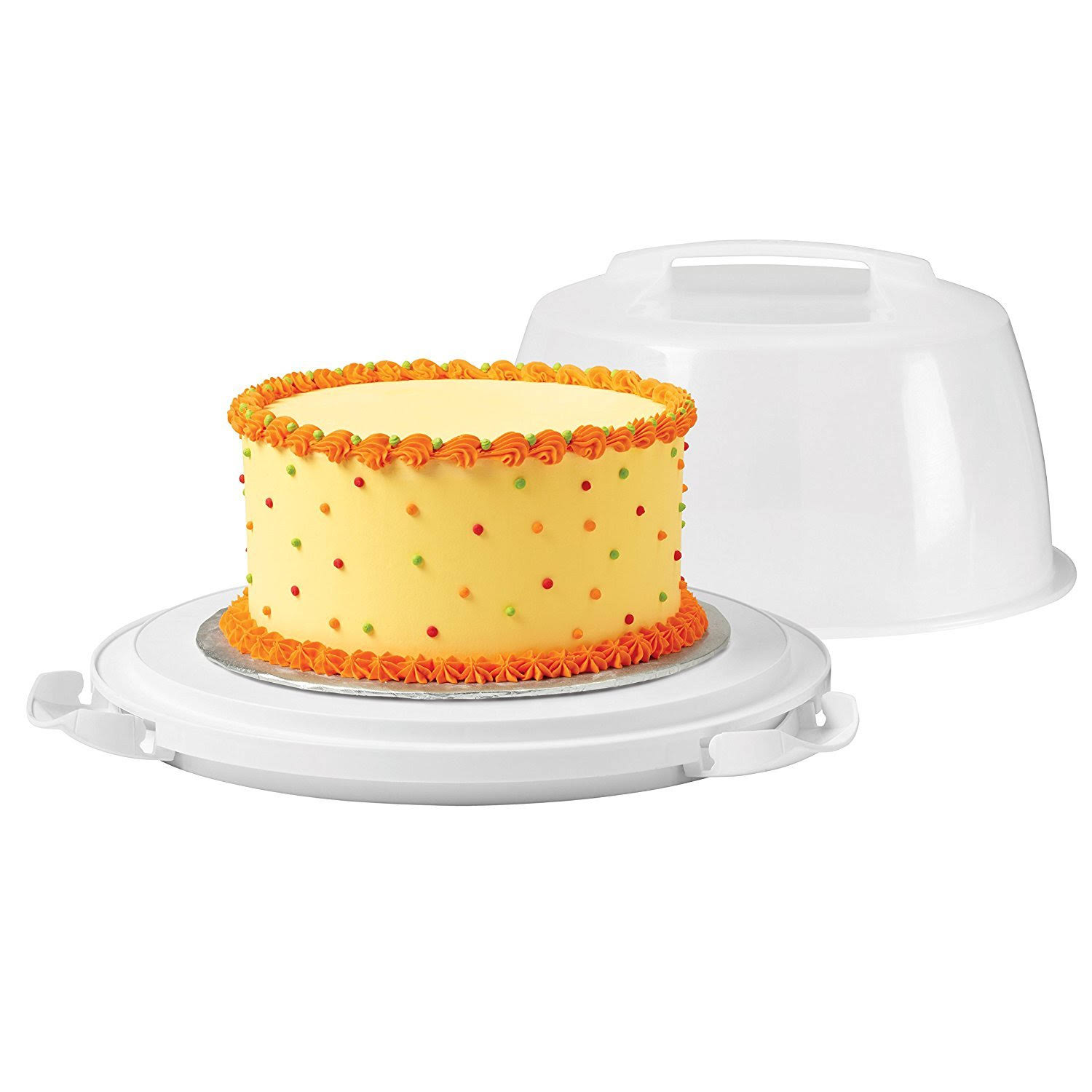 Wilton Ultimate Cake Caddy, White/Purple