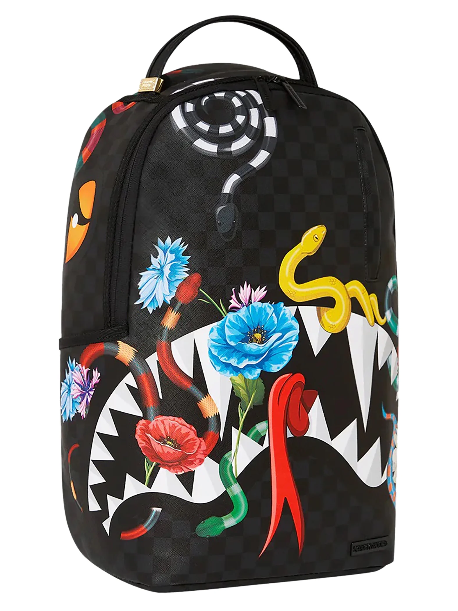 Sprayground Snakes On a Bag Backpack, Black - Radiant Selections