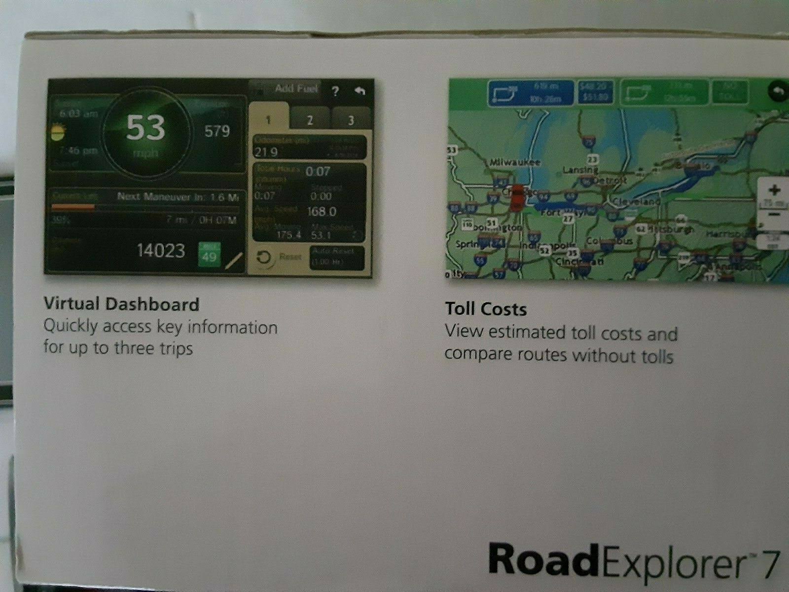 Rand McNally Road Explorer 7 6x22 Advanced Car GPS with Free Lifetime Maps