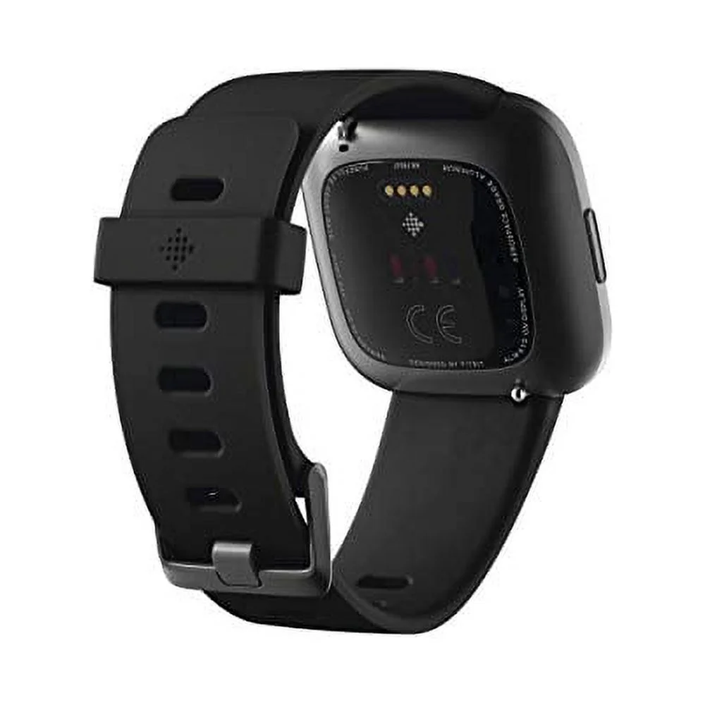 Fitbit Versa 2 Health and Fitness Smartwatch with Heart Rate, Music, Alexa Built-In, Sleep and Swim Tracking, Black/Carbon