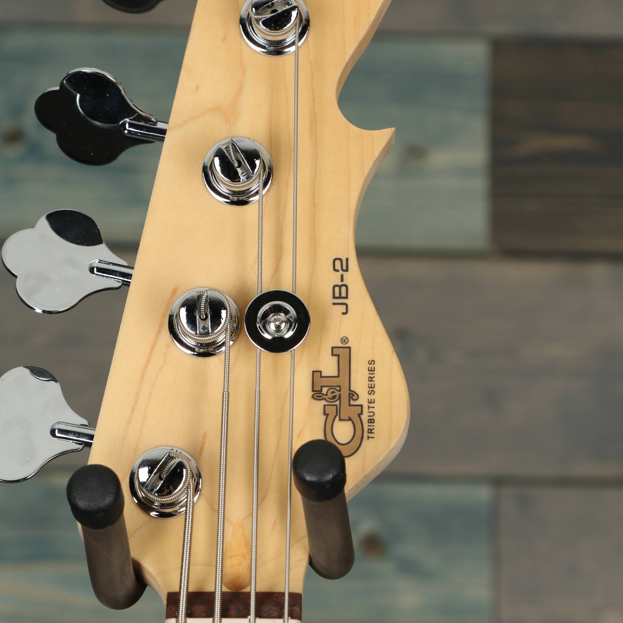 Gu0026L Tribute JB2 4-String Electric Bass Natural Gloss Rosewood Fretboard