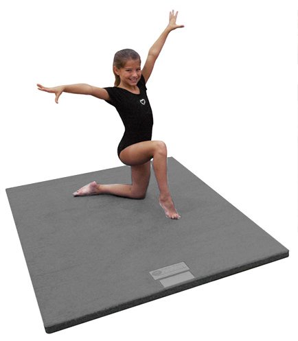 5'x10'x1-3/8" Dollamur FLEXI-Roll&reg; Carpeted Cheer/Gymnastics Mat