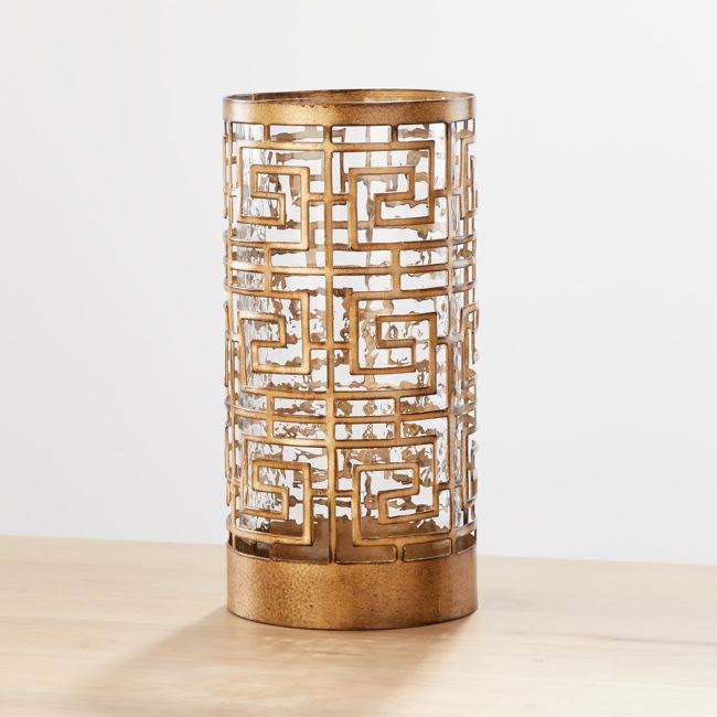 Mondre 5x22 Metal Hurricane Candle Holder