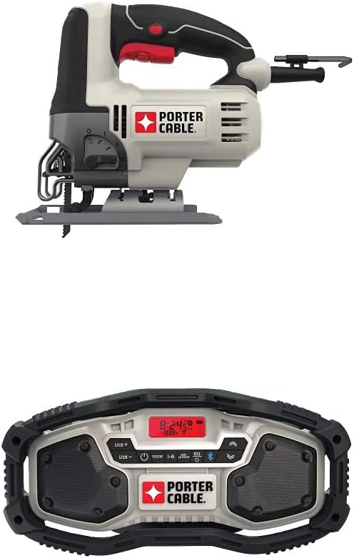 PORTER-CABLE Orbital Jig Saw, 6.0-Amp, Corded (PCE345) Pack of 2