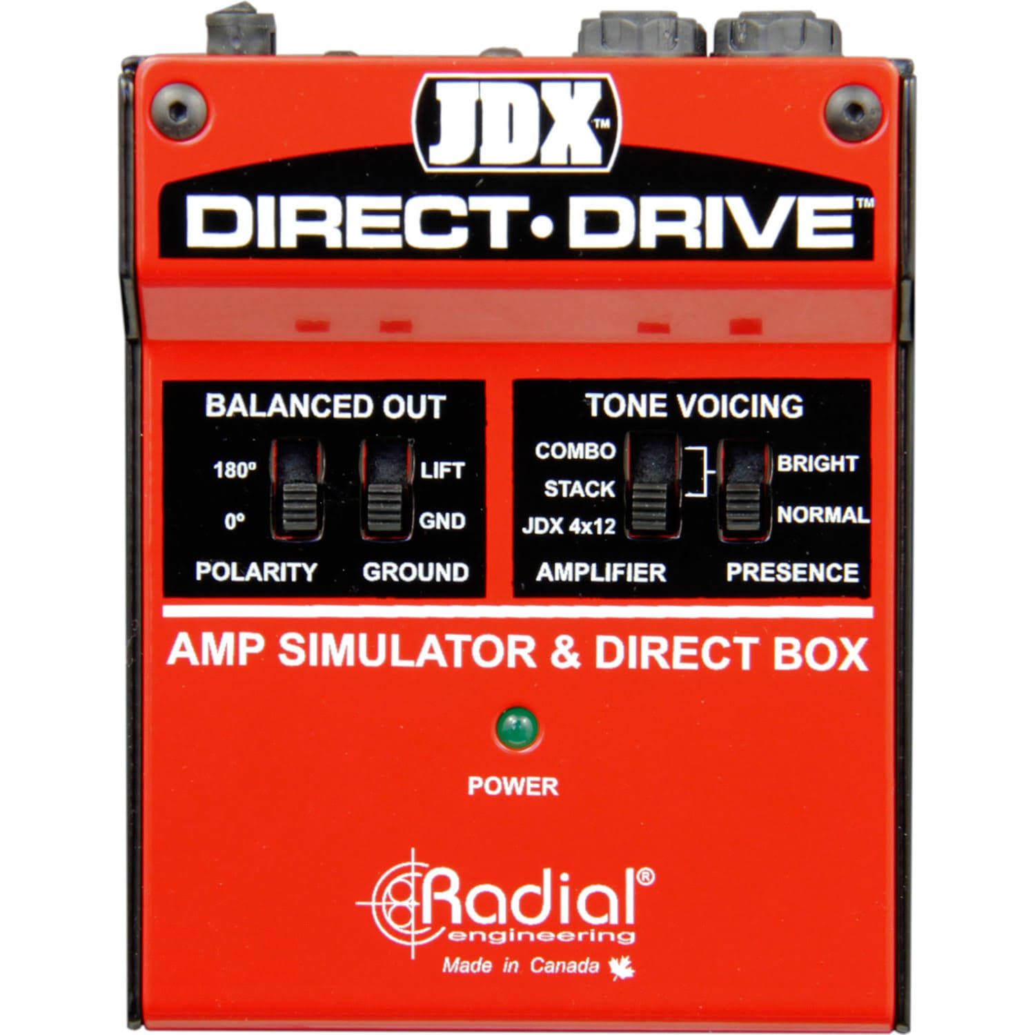 Radial JDX Direct-Drive Amp Simulator u0026 di Box