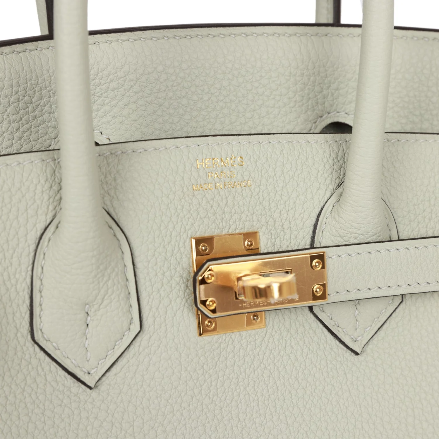 Hermes Birkin 25 Gris Neve Togo Gold Hardware