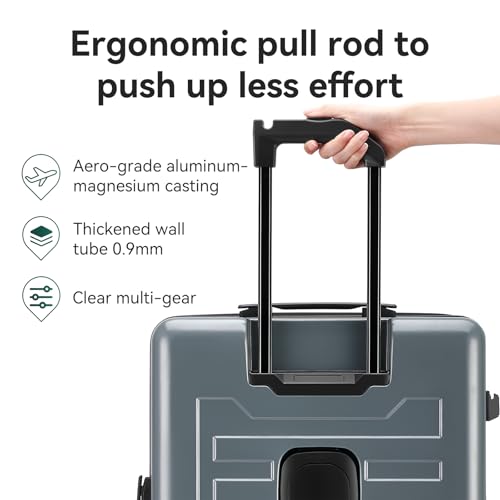 ROAMING Grace Expandable Carry On Luggage Airline Approved, 20 Inch Hardside Carry On Suitcase with Wheels