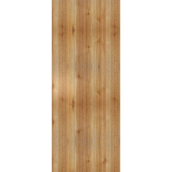 20 1/4x22W x 51x22H TimberCraft Six 3 3/8x22 Boards Joined Board-n-Batten Shutters, Rough Sawn Western Red Cedar (Per Pair)