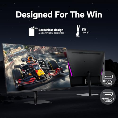 32 Inch 4K Smart Monitor with Google TV System UHD 3440x2560P Hey Google Voice Remote Netflix Licensed Dolby Audio HDR KVM Technology WiFi Bluetooth