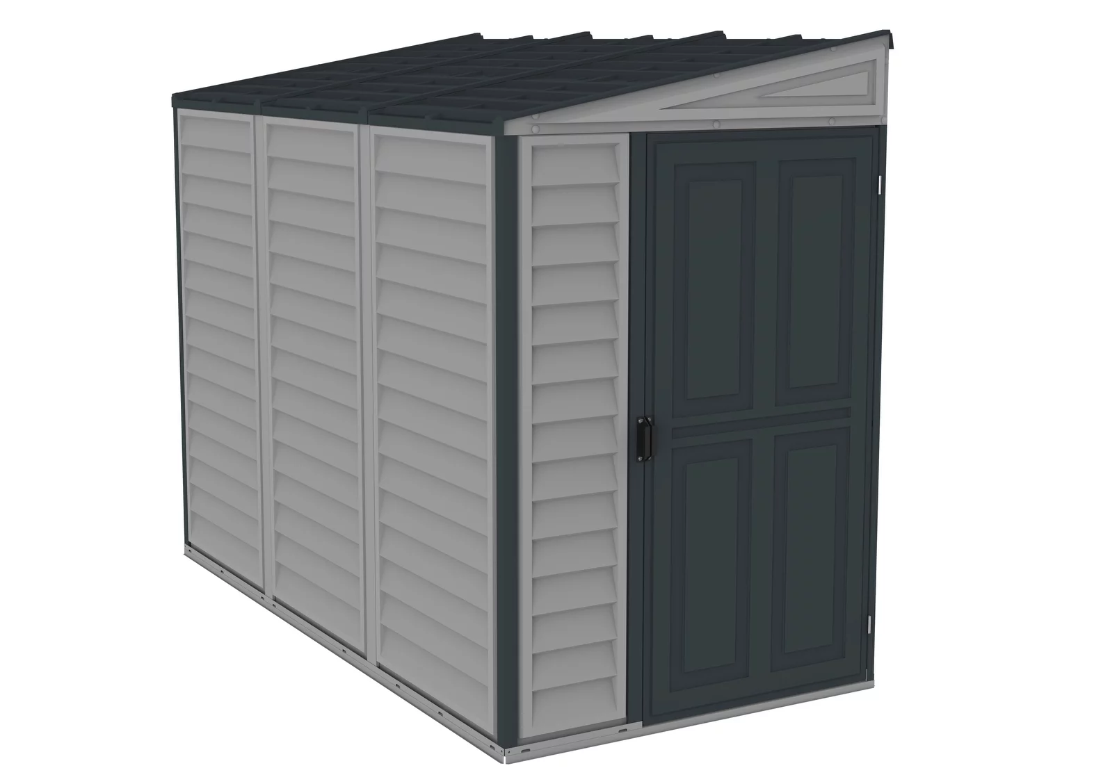 Duramax 4ft x 8ft Sidemate PLUS Vinyl Resin Outdoor Storage Shed With Foundation Kit
