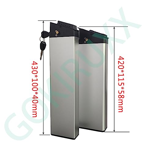Folding Ebike Battery 48V 10.4Ah 12Ah 13Ah 14Ah 15Ah 17.5Ah Electric Bike Lithium Battery for 350W 450W 500W 750W Built-in Foldable Bicycle Li-ion