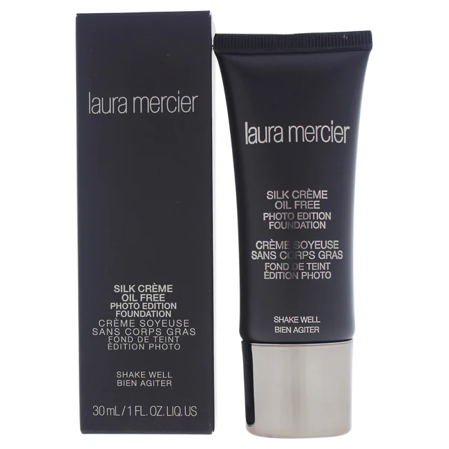 Laura Mercier Silk Creme Oil-Free Photo Edition - Suntan by Laura Mercier for Women - 1 oz Foundation