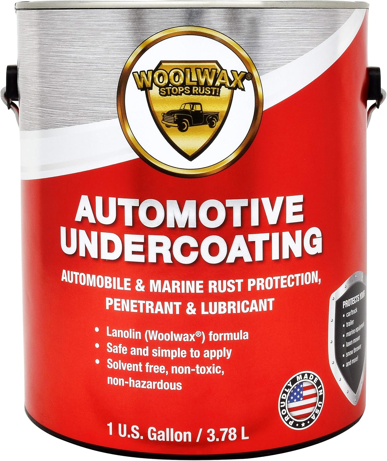 Woolwax Undercoating Protection, Rust Inhibitor and Prevention, Anti Corrosion Multi Purpose Penetrant and Lubricant Lanolin Formula