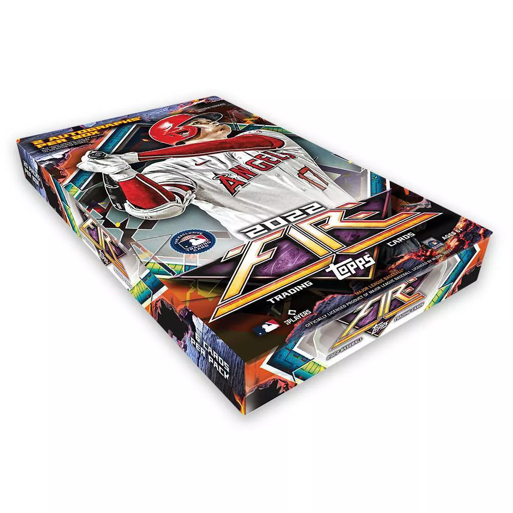 2022 Topps MLB Fire Baseball Trading Card Hobby Box - Curated Treasures Market