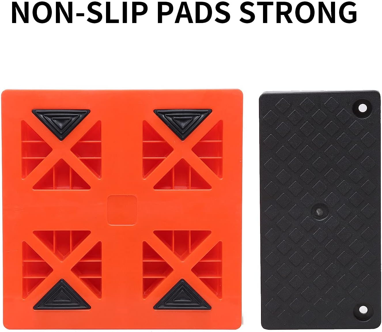 Homeon Wheels Rv Leveling Blocks,Used for Leveling Single Wheels,Heavy Duty Leveling Blocks and Chocks Anti-Slip Pads Design