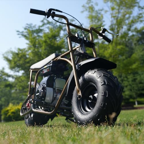 Oryxearth Mini Dirt Bike for Kids, 105CC 4-Stroke Kid Gas Powered Off-Road Pocket Pit Trail Motorcycle W/EPA Approved
