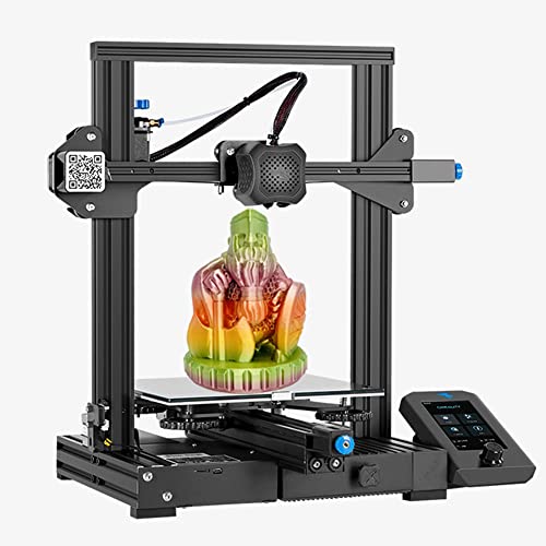 Creality Official Ender 3 V3 3D Printer,600mm/s Printing Speed,Clog-free Extruder KIT,All-metal Build,Auto Calibration for Leveling