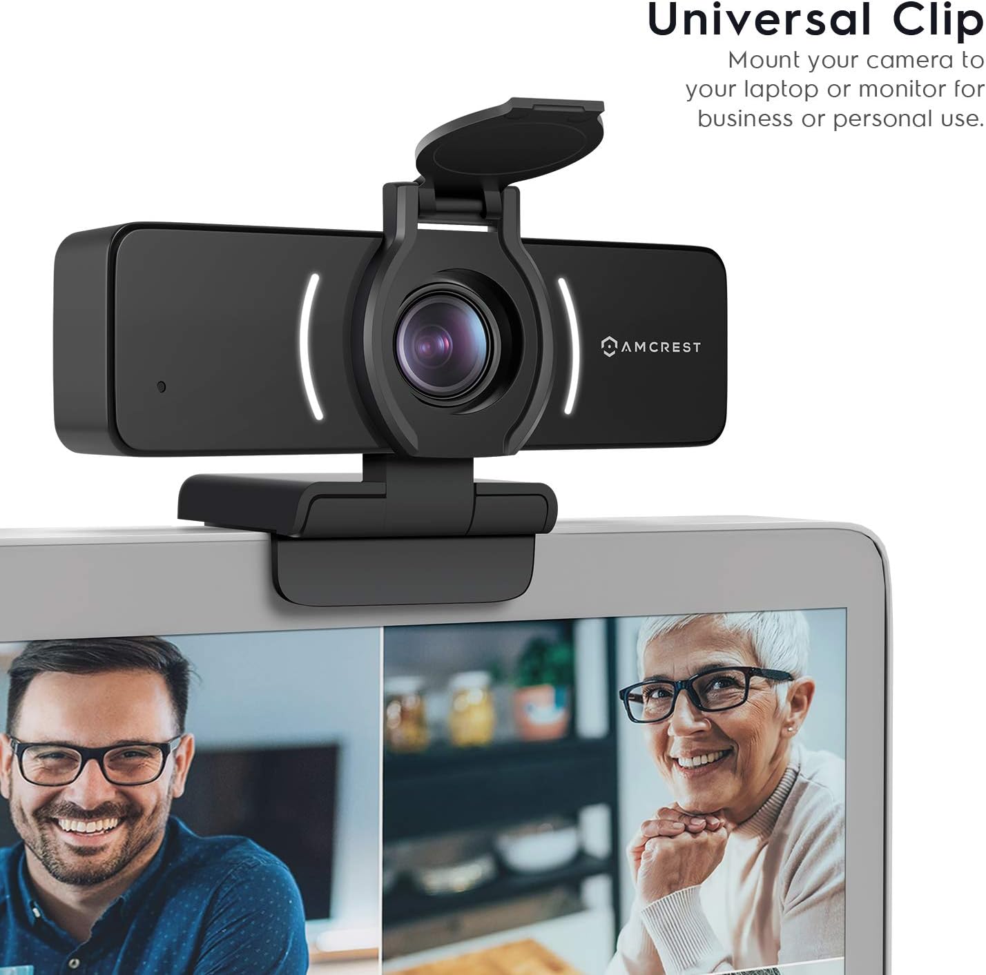 Amcrest 1080P Webcam with Microphone & Privacy Cover, Web Cam USB Camera, Computer HD Streaming Webcam for PC Desktop & Laptop w/Mic