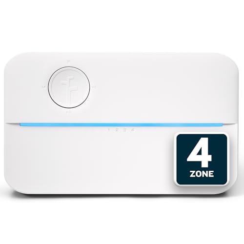 Rachio WiFi Smart Sprinkler Controller (8-Zone Irrigation Remote Control) &ndash; App-Based Scheduling, Local Weather Intelligence, Rain Skips