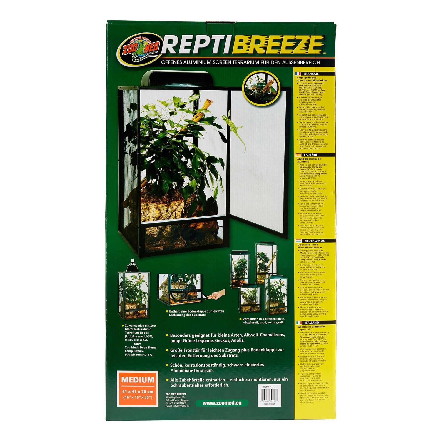 Zoo Med ReptiBreeze Screen Cage, Size: Small - Pet Supplies online store