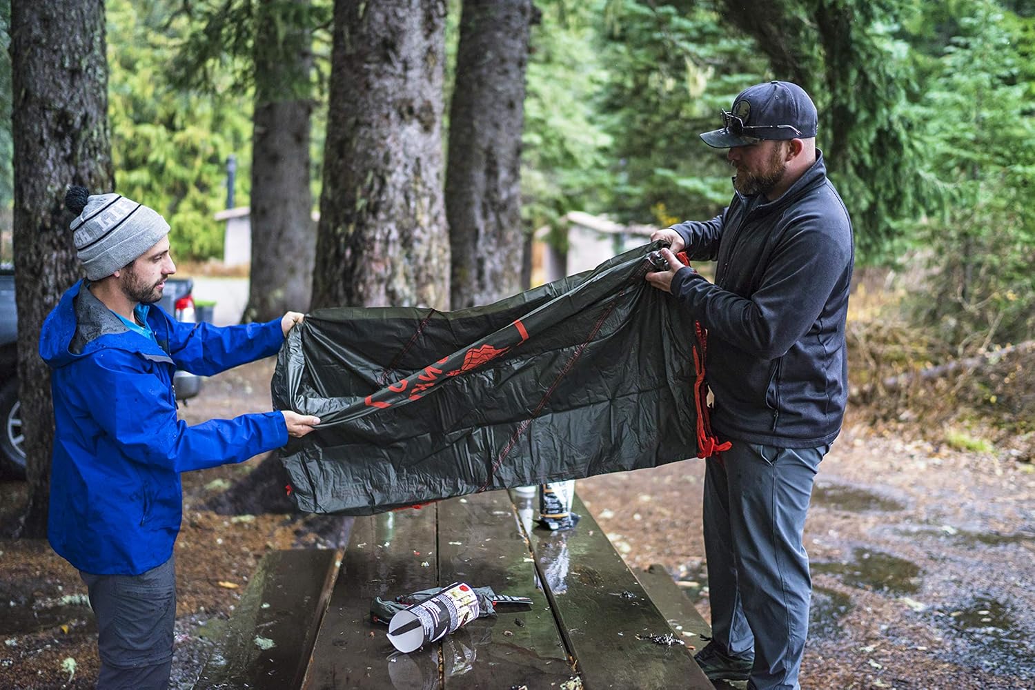 Grand Trunk | Abrigo Rain Fly and Shelter | Large Lightweight All-Weather Waterproof Shelter | Camping and Hammock Gear Pack of 2