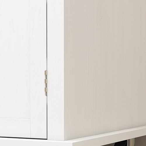 HOMCOM Kitchen Island on Wheels, Rolling Cart with Rubberwood Top, Spice Rack, Towel Rack and Drawers for Dining Room, Navy Blue
