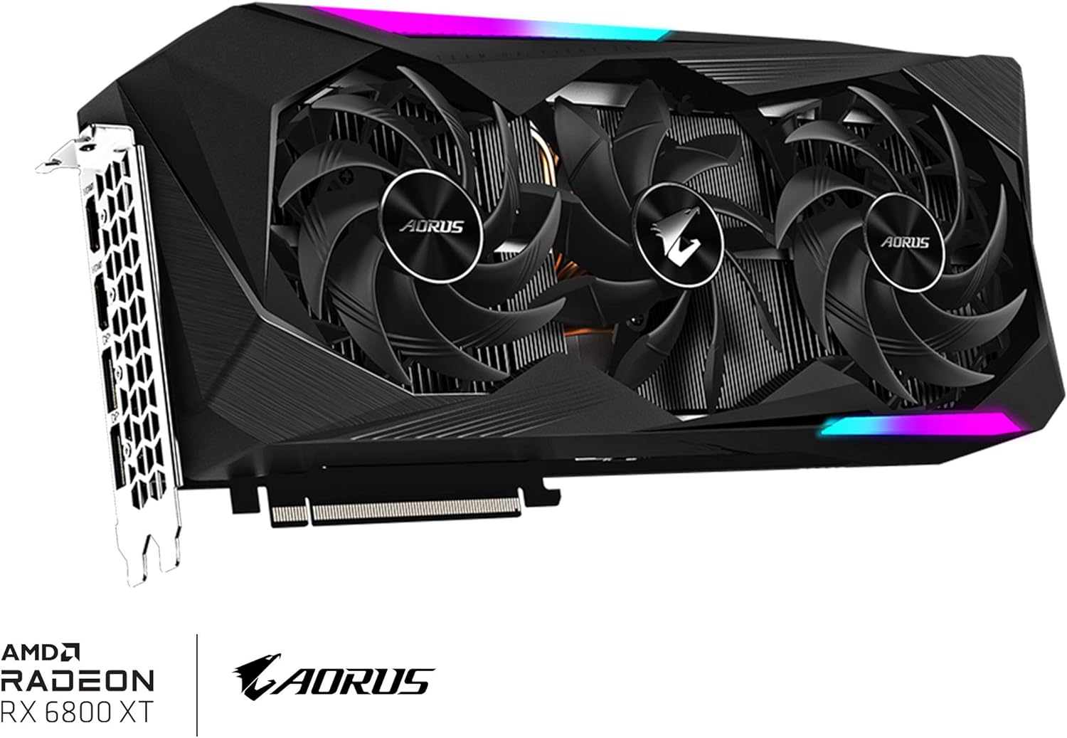 AORUS Radeon RX 6800 XT Master 16G Graphics Card, MAX-Covered Cooling, 16GB 256-bit GDDR6, GV-R68XTAORUS M-16GD Video Card