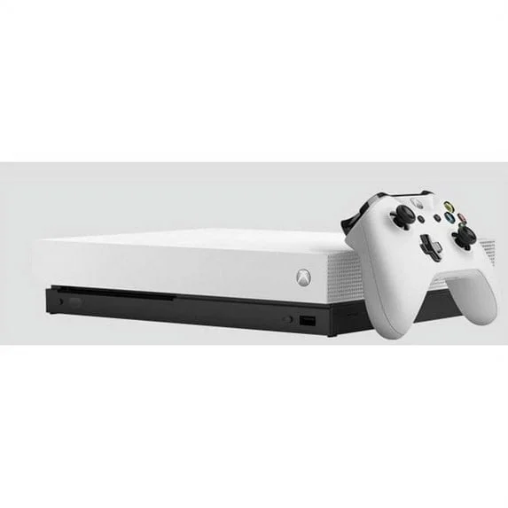 Restored Microsoft Xbox One X 1TB Gaming Console White with HDMI Cable (Refurbished)