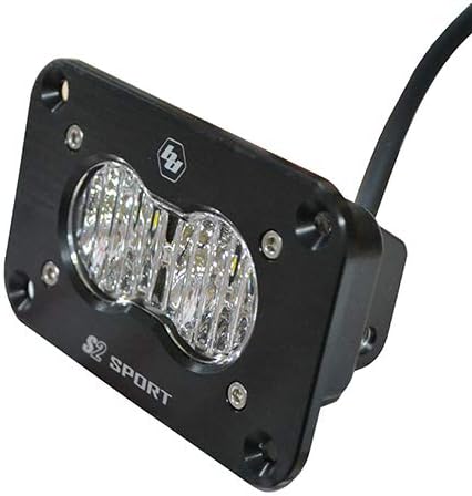 Baja Designs UTV S2 Sport LED Spot Light Amber Flush Mount