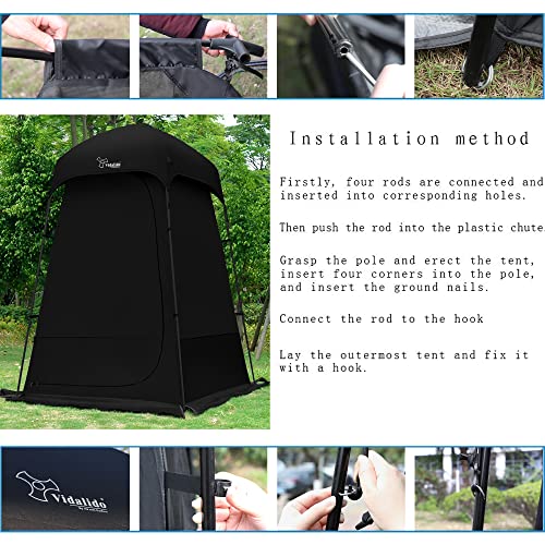Outdoor Shower Tent Changing Room Privacy Portable Camping Shelters