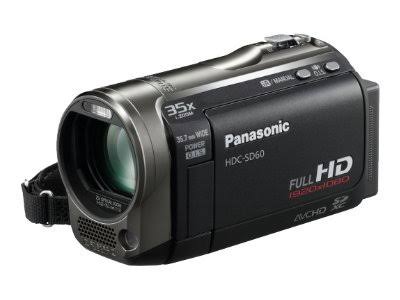 Panasonic HDC-SD60K 3.32 MP Camcorder - 1080i - Black