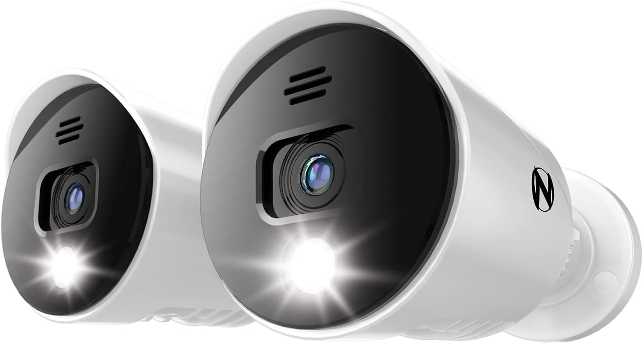 Night Owl 16 Channel Bluetooth Video Home Security Camera System with (12) Wired 1080p HD Indoor/Outdoor Spotlight Cameras with Audio and 1TB Hard