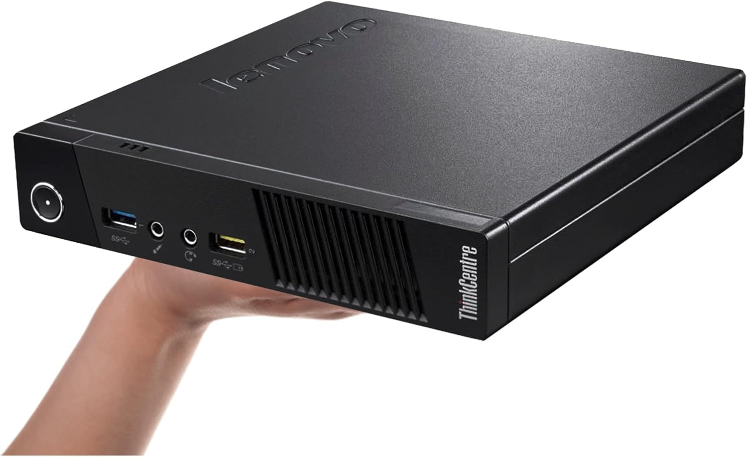 Lenovo ThinkCentre M73 Tiny Intel Core i3 4th Gen 2.9GHz Desktop, 8GB RAM, 256GB SSD, MTG New 22 Inch LED Monitor, RGB Speaker and Keyboard Mouse