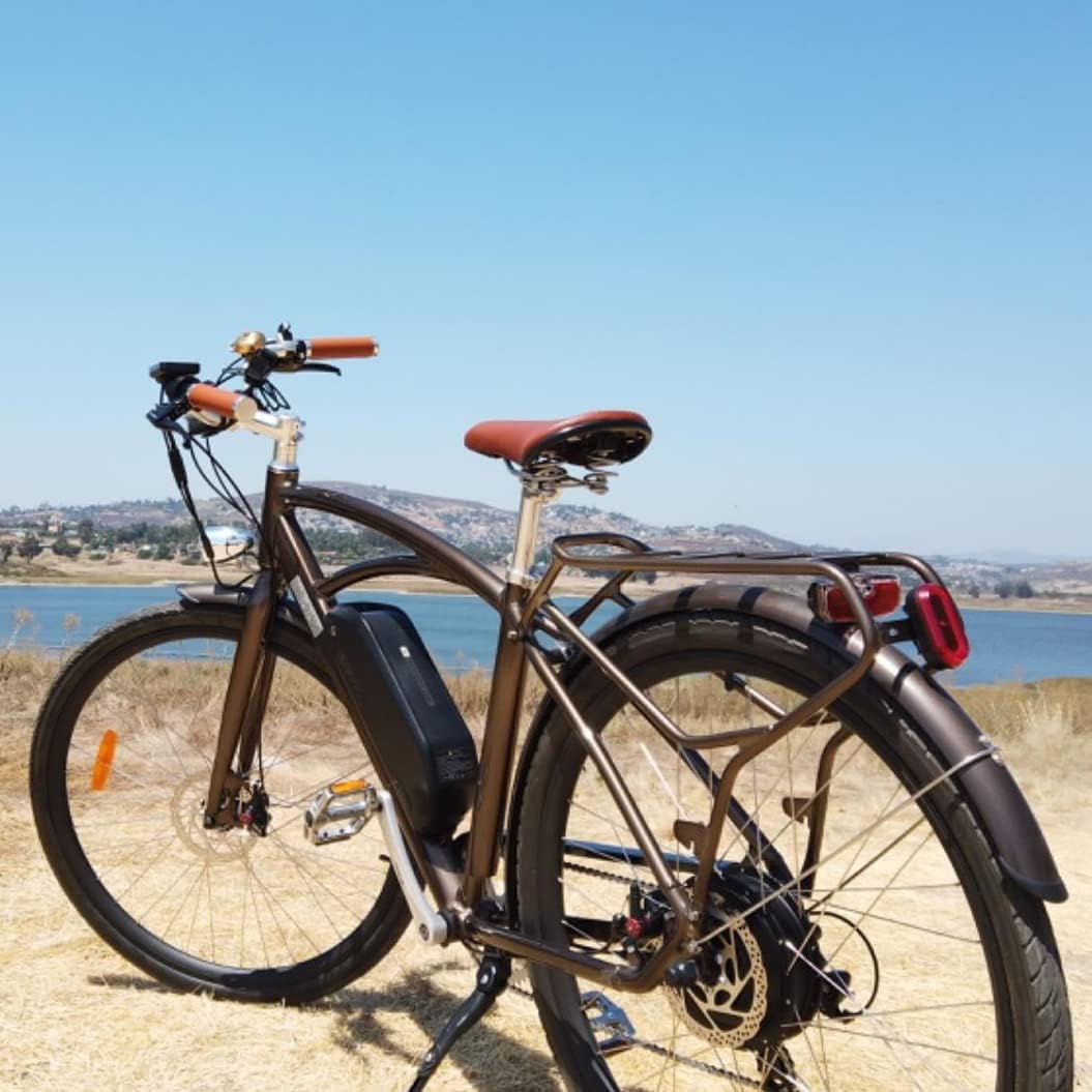 Electric Bike for Adults, 28 Adults Electric Bicycle 20+MPH, 50+Miles, City Commuter Ebike 500W Powerful Brushless Motor Cargo
