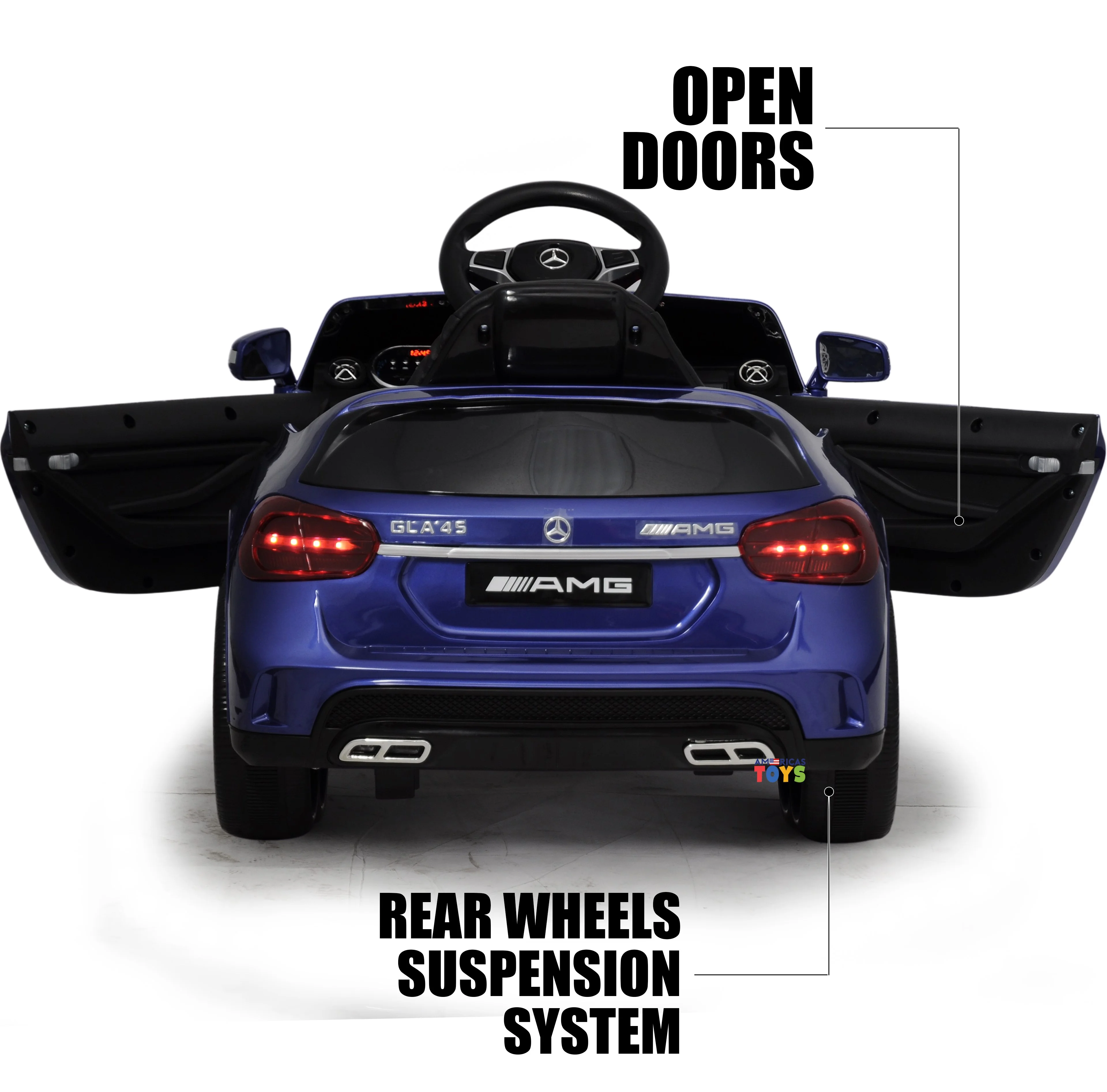 Mercedes GLA45 12 V Powered Ride on Car for Kids with Remote Control