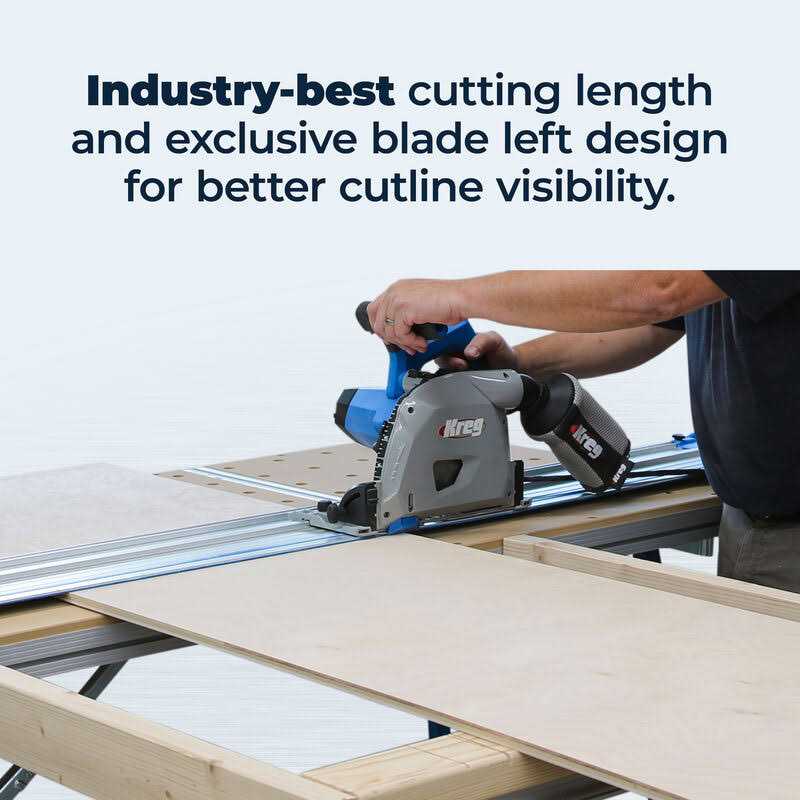 ACS2100 Kreg Adaptive Cutting System Plunge-Cut Track Saw Kit with Guide Track