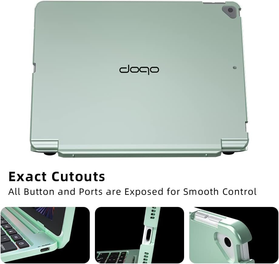 doqo Magnetic Keyboard Case for iPad Air 5th Generation(2022)/iPad Air 4th Generation(2020), iPad Pro 11 2018/2020/2021