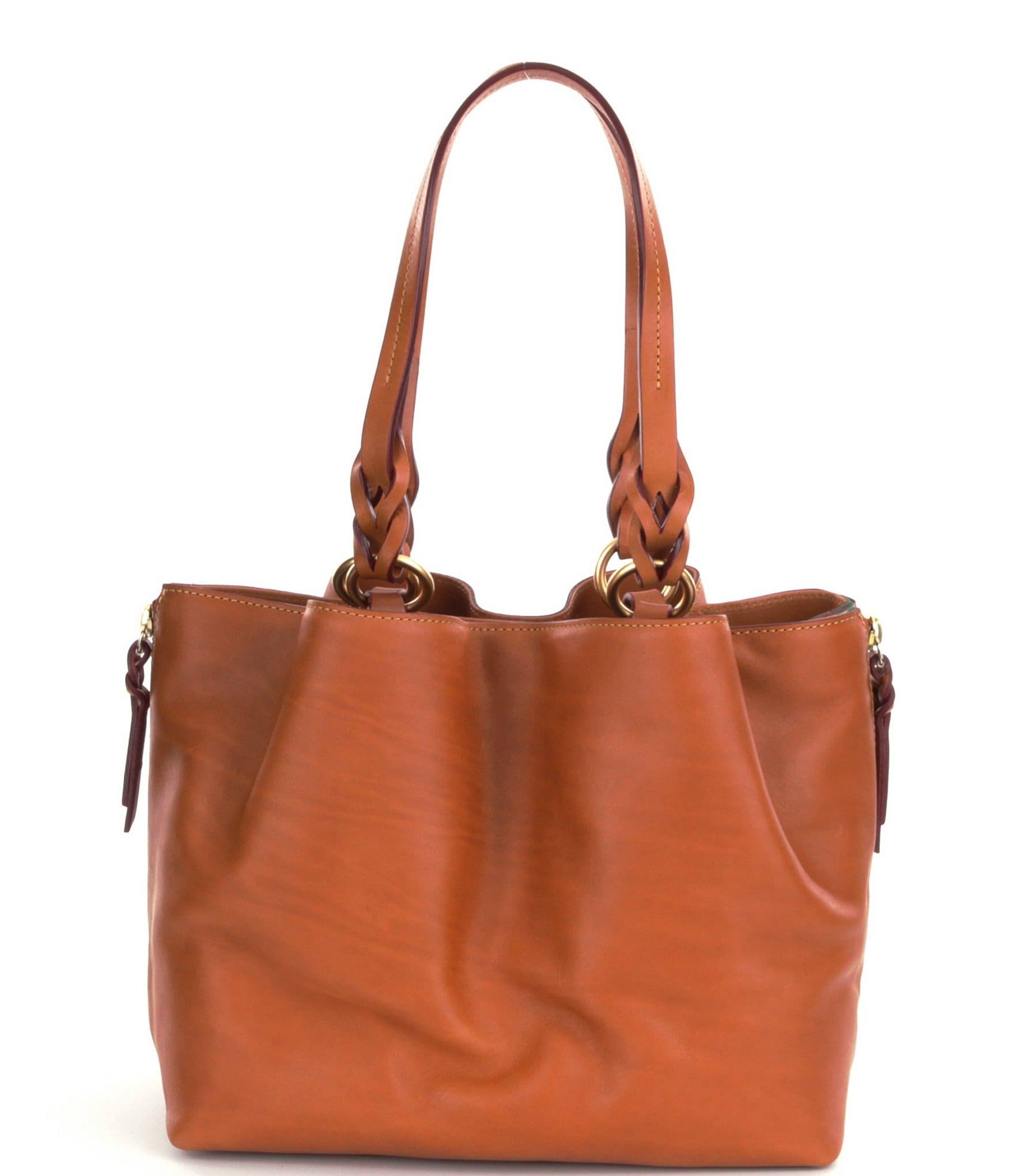 Dooney u0026 Bourke Large Zip Barlow Florentine Leather Black