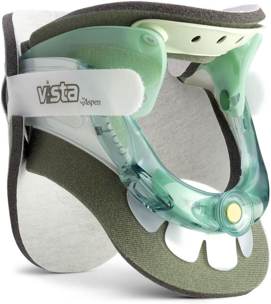 Aspen Vista Cervical Collar, 2-Piece Rigid Neck Brace for Restricting Cervical Motion, 984000 Pack of 2