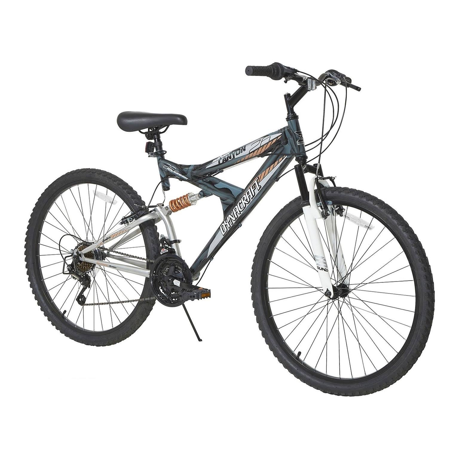 Dynacraft Silver Canyon 26 Bike - Black